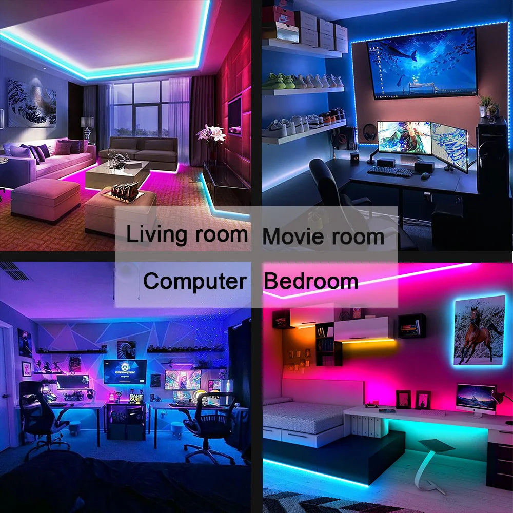 Bluetooth USB LED Strip Light Self-adhesive