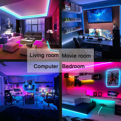 Bluetooth USB LED Strip Light Self-adhesive