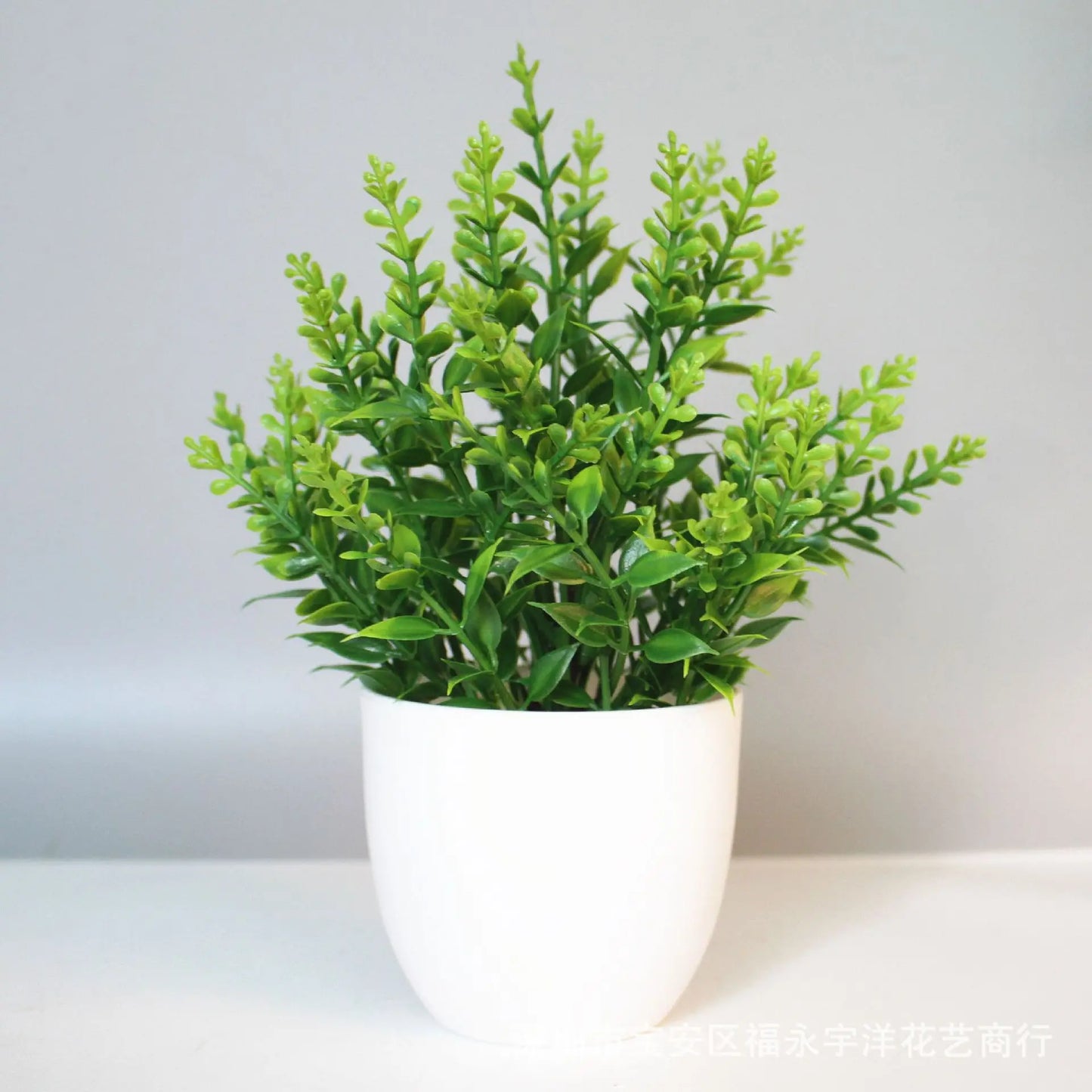 Artificial Potted Plant Scene Desktop Home Office Shelf Decor