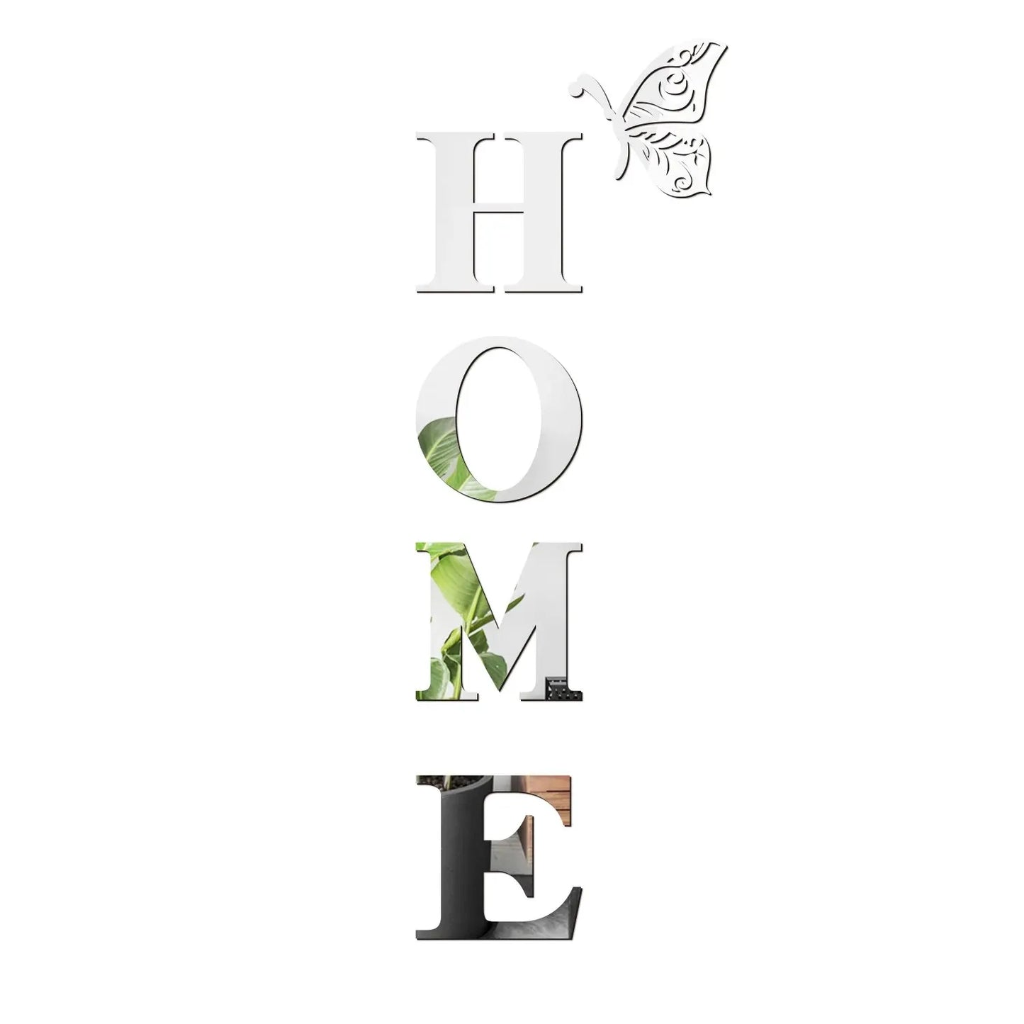 HOME Home Logo 3D Mirror