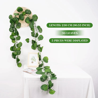 Artificial Green Ivy Leaf Hanging Vine