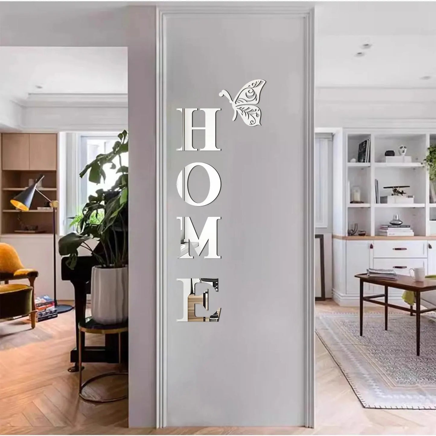 HOME Home Logo 3D Mirror