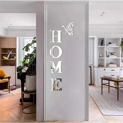 HOME Home Logo 3D Mirror