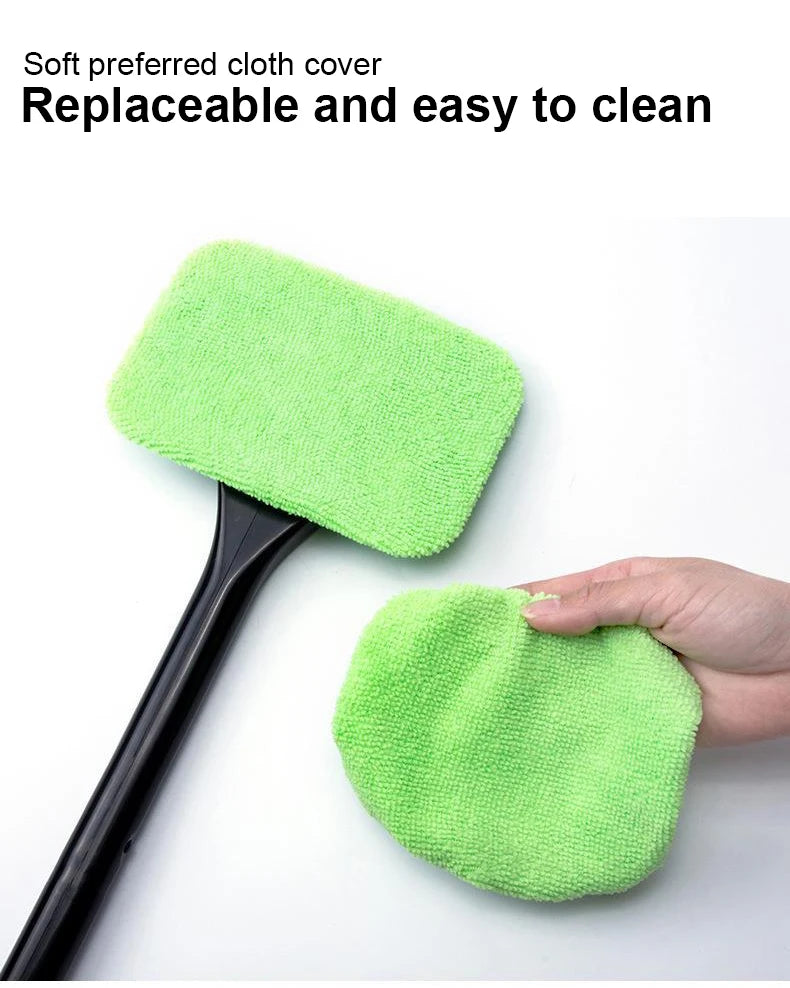 Microfiber Windshield Cleaning Tool Reusable Cloth Pad