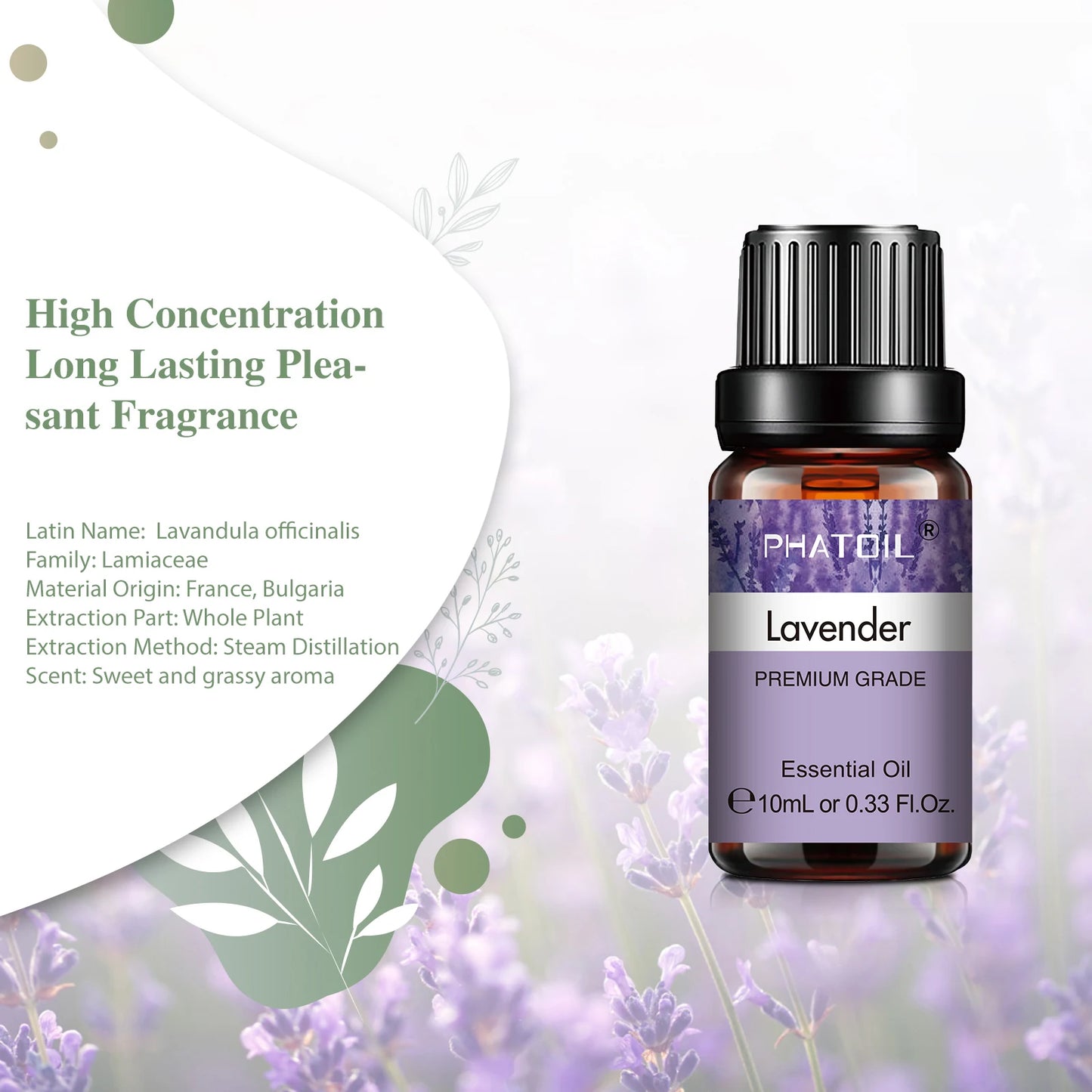 10ml Lavender Essential Oils Pure Natural for Diffuser humidifier