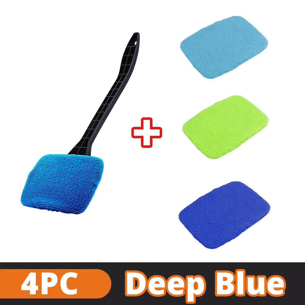 Microfiber Windshield Cleaning Tool Reusable Cloth Pad