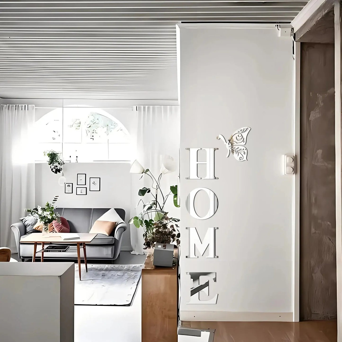 HOME Home Logo 3D Mirror