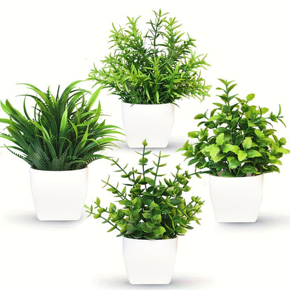 Artificial Potted Plant Scene Desktop Home Office Shelf Decor