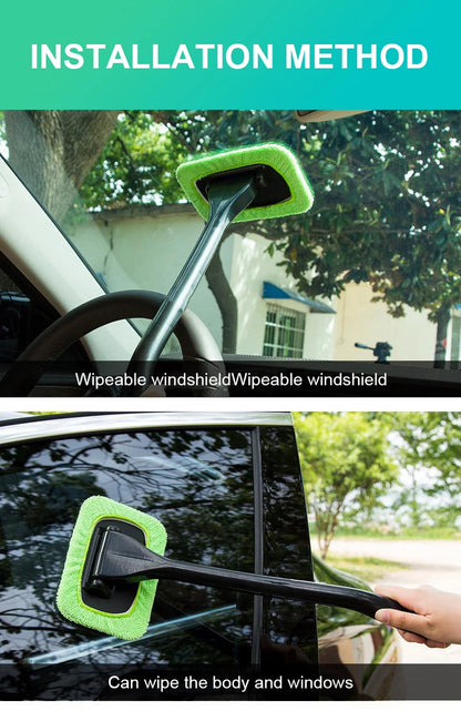 Microfiber Windshield Cleaning Tool Reusable Cloth Pad