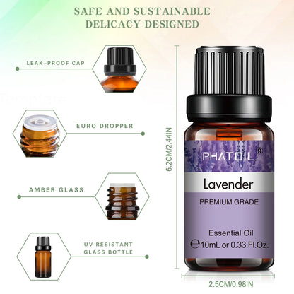 10ml Lavender Essential Oils Pure Natural for Diffuser humidifier