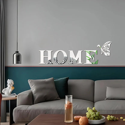 HOME Home Logo 3D Mirror